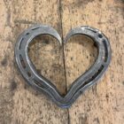Trivet made from an old horseshoe